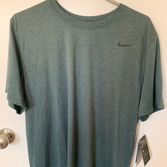 army green dri fit shirt